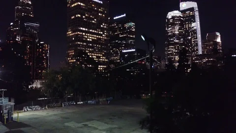 L.A. City Lights Stock Footage 123453273