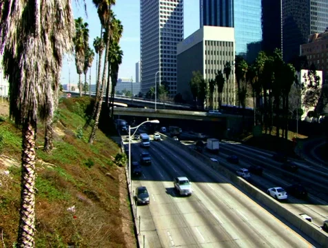 L.A. Freeway - 1 Stock Footage 68139