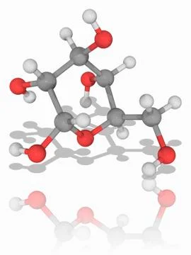 L-glucose organic compound molecule Stock Illustration