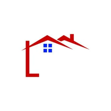 L house logo Stock Illustration