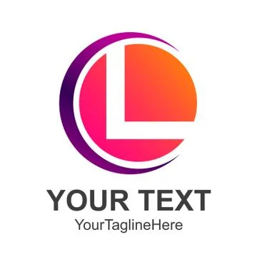 L letter logo design vector illustration template, L letter logo vector, lett Stock Illustration
