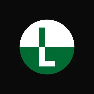 L Lettermark logo vector illustration Stock Illustration