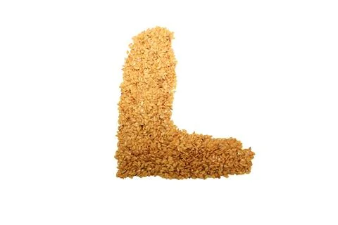 L is for linseed Stock Photos
