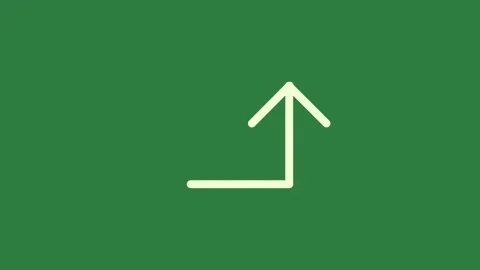 The l logo on arrow icon letter it figure cartoonish Stock Footage 336053316