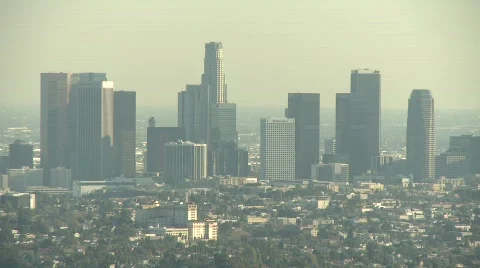 L.A. Skyline Stockbeeldmateriaal 597074