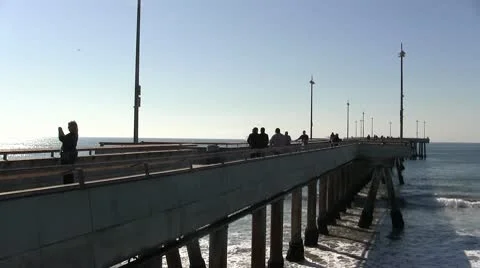 LA-0038 TIMELAPSE PIER VENICE BEACH Stock Footage 10699592