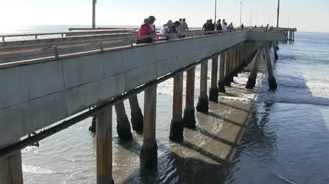 LA-0040 VENICE BEACH PIER Stock Footage 10699622