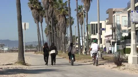 LA-0045 TIMELAPSE VENICE BEACH Stock Footage 10699677