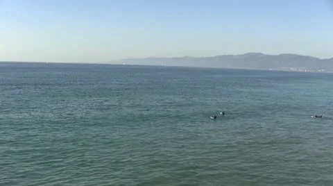 LA-0064 VENICE BEACH PAN Stock Footage 10699820