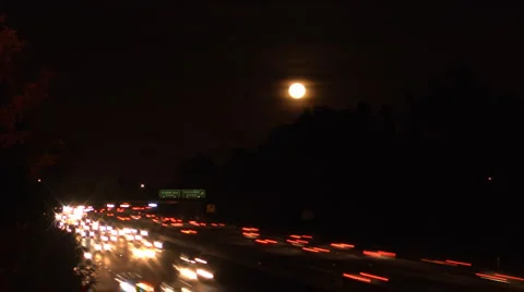 LA 101 freeway time lapse 2 Stock-Footage 1827870