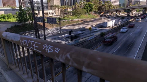 LA 6th St Bridge Timelapse Vidéo 202186537