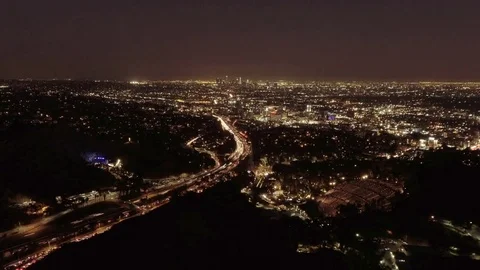 LA Aerial time lapse short Stock-Footage 80327589
