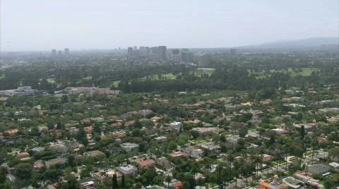 LA aerials downtown10 Stock Footage 301352