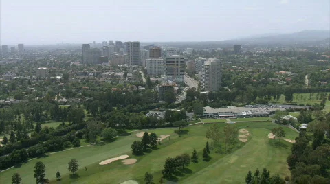 LA aerials downtown11 Stock Footage 295698