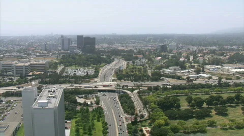 LA aerials downtown14 Stock Footage 301534