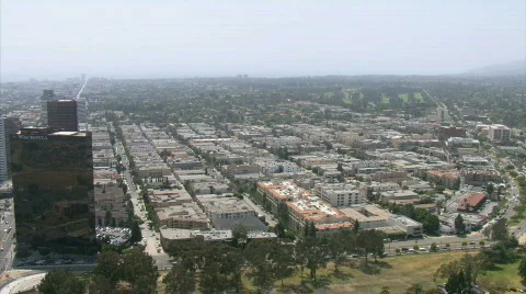 LA aerials downtown15 Stock Footage 301523
