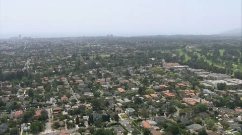 LA aerials downtown16 Stock Footage 8507556