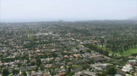 LA aerials downtown17 Stock Footage