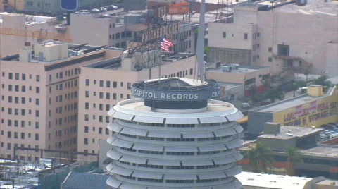 LA aerials downtown2 Stock Footage 301496