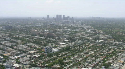 LA aerials downtown8 Stock Footage 295670