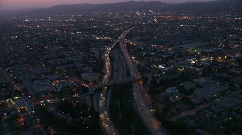 LA aerials. Stock Footage 284965