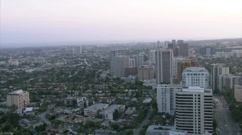 LA aerials. Stock Footage 284992