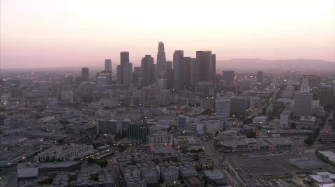 LA aerials. Stock Footage