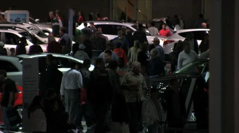 LA Auto Show 2010 Video stock 965993