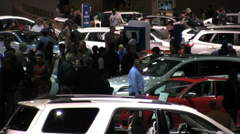 LA Auto Show 2010 Video stock 983411