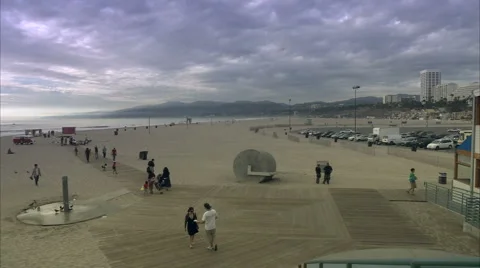 LA beach Stock-Footage 992237