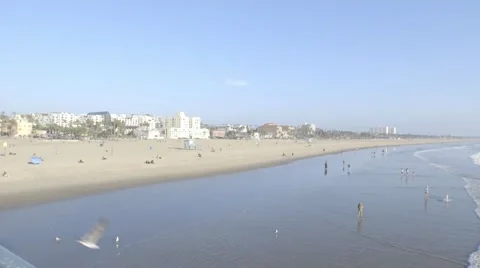 LA Beach Video stock 53812228