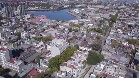 La Boca, Argentina [ Drone Sequence ] Stock Footage 231171940