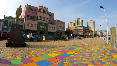 La Boca in Buenos Aires Video stock 75449181