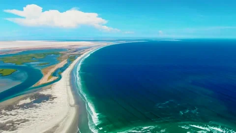LA BOCANA BCS MEXICO-2022: The Overview Of Sea Stock Footage 206917685