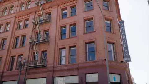 LA Bradbury Building 2 Stock Footage 276917281