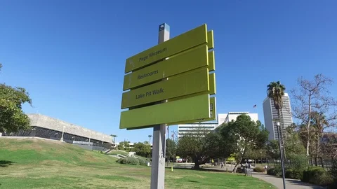 La Brea Tar Pits Stock Footage 85966850