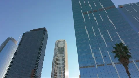 LA, CA, USA: March 3, 2026 - Beaudry residential skyscraper 库存影片 331182466