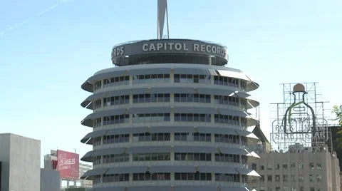 LA Capitol Records 0111 2 스톡 동영상 7756997