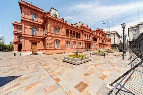 La Casa Rosada Stock Photos