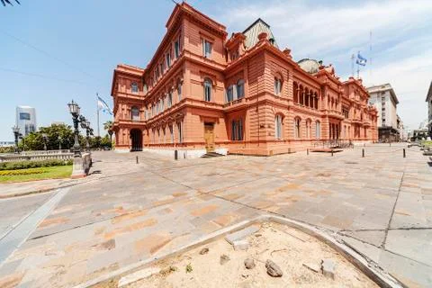 La Casa Rosada Stock Photos