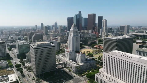 LA City Hall 2 Stock Footage 276917522