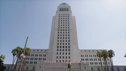 LA City Hall 5 Stock Footage 276917549