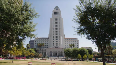 LA City Hall 6 Stock Footage 276917552