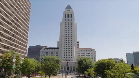 LA City Hall 7 Stock Footage 276917570