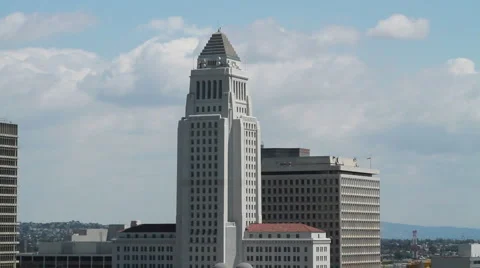 LA City Hall 库存影片 2829151