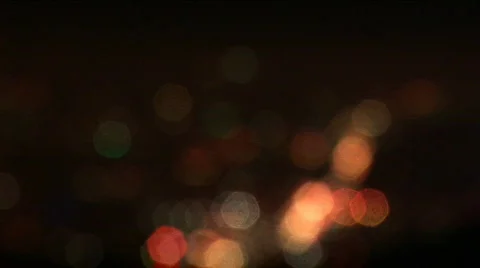 LA city lights rack focus 動画素材 62291