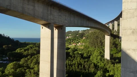 La Concha Artedo Viaduct 库存影片 339759188