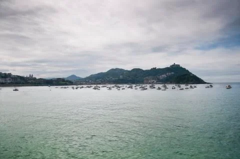 La Concha Bay Foto stock