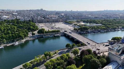 La Concorde Square At Paris Ile De France In France. 스톡 사진
