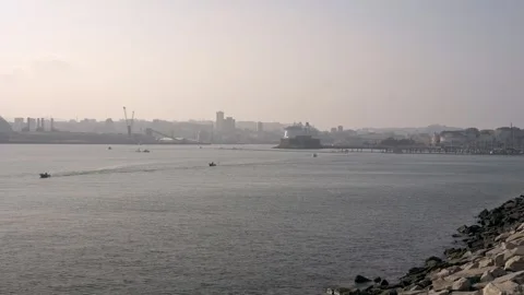 La Coruna, Spain 05 October 2023: Nautical Majesty: IONA's Voyage Begins Stock Footage 264162040